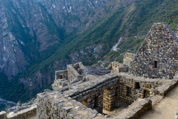 Fototapeta na wymiar Details of Machu Picchu