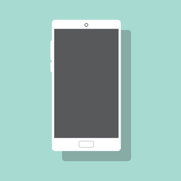 Smartphone vector illustration. Phone flat icon