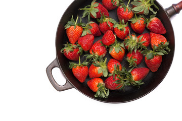Strawberry on a Pan