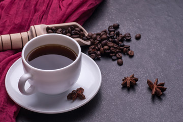 coffee in white cup