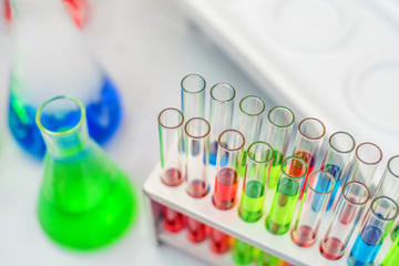 Laboratory test-tubes and retorts