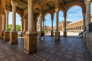 Plaza De Espana in Sevilla