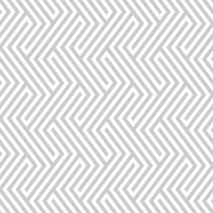 Vector seamless pattern. Modern stylish texture. Monochrome geometric pattern with broken lines.