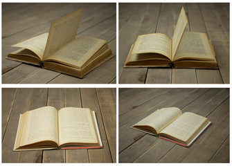 old book on wood
