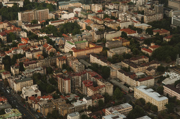 Skyline aerial view - city landscape