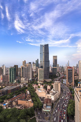 Fototapeta premium Heavy traffic in big city