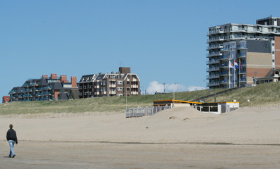 Obraz premium Tourist industry in Egmond aan Zee