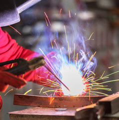 welding closeup