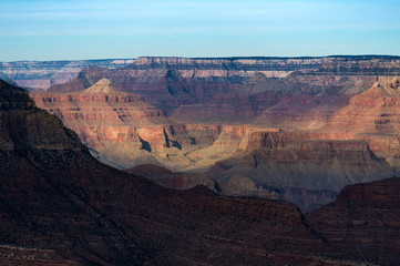 Grand Canyon with Colorado River in Grand Canyon National Park, South Rim Grand Canyon, Arizona, Usa