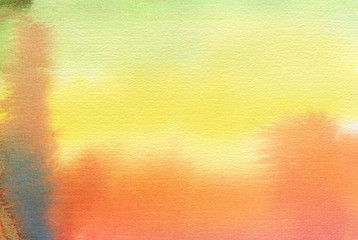 Abstract watercolor blot painted background. Texture paper.