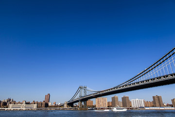 Williamsburg Bridge and Manhattan Skyline