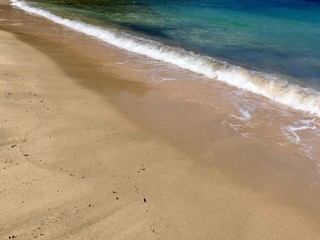 Beautiful beach coastline