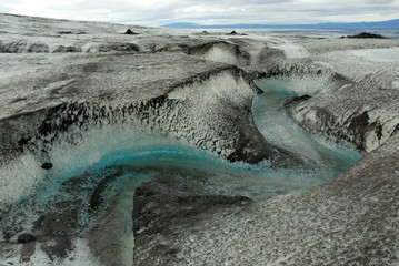 Glacier at Kverkfjoll, Iceland