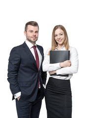 Business partners isolated