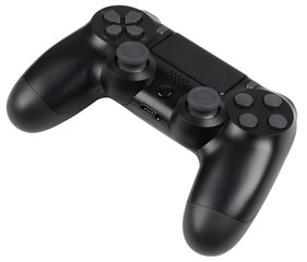 Game controller isolated on white background. © gangster9686