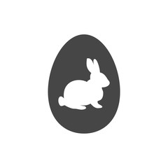 Easter Bunny egg icon - Illustration