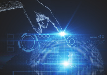 Obraz premium Network concept