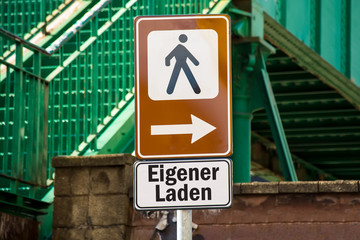 Schild 224 - Eigener Laden