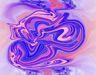 Colorful psychedelic liquefied background