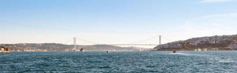 the bridge on Bosphorus panorama