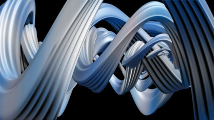 3D illustration of abstract figure