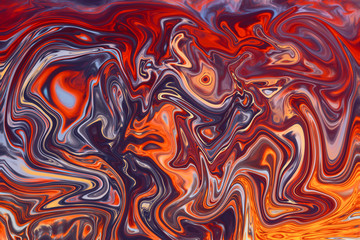 Colorful psychedelic liquefied background