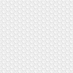 Hexagons. Background of white honeycombs. Bright and bright background for your work. Wallpapers for web sites. Monotonous colors from gray to white