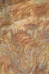 Colorful Patterns in Sandstone