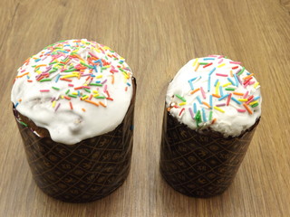 traditional, holiday, egg, sweet, spring, kulich, dessert, festive, bread, easter, food, cake, homemade, symbol, flower, russian, culture, celebration, background, orthodox, white, decoration, baked, 