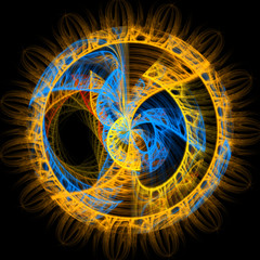 Abstract fractal illustration for creative design