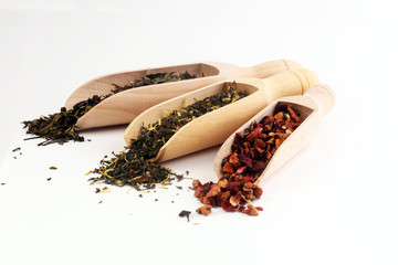 Tea. Herbal tea. Mint leaf. Tea in a glass cup, mint leaves, dried, sliced lime. herbs on a slate plate in a restaurant or teahouse