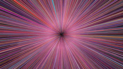 Abstract explosion burst of fireworks light