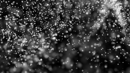 Beautiful monochrome bokeh blurred background defocused lights