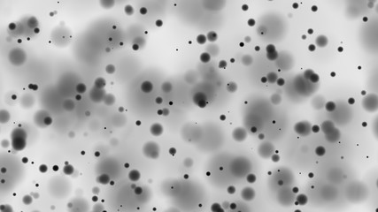 Beautiful monochrome bokeh blurred dots background defocused lights