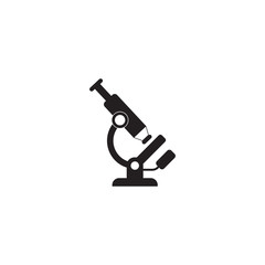 microscope icon vector, research solid logo illustration,  picto