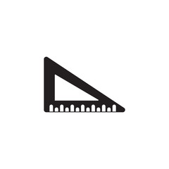 Fototapeta premium ruler line icon, outline vector logo, linear pictogram isolated 
