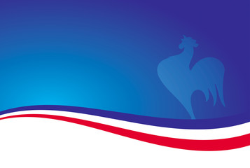 FOND TRICOLORE FRANÇAIS © kazy