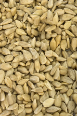 This is a photograph of hulled Sunflower Seeds