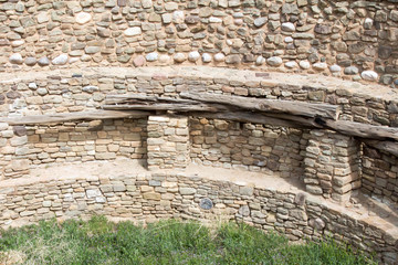 Interior of a decorative kiva in New Mexico