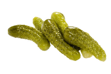 Pickled  cucumbers.  Gherkins.