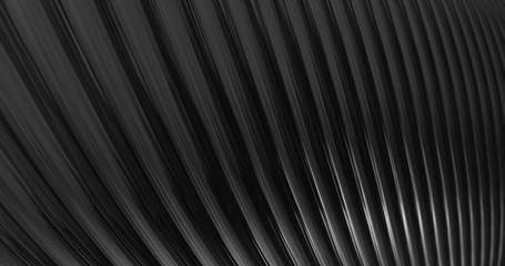 Obraz premium Abstract Metallic Reflection. 3D dark metal background 
