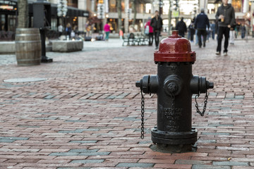 Fototapeta na wymiar Hydrant in the City