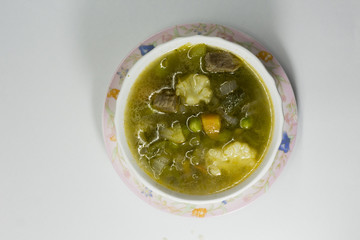Lemony Beef Hot and Sour Soup