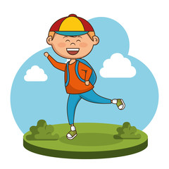 cute little boy character
