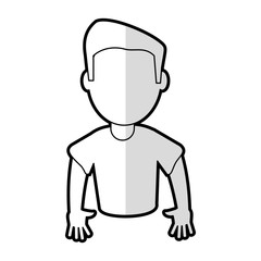 portrait son face people vector illustration eps 10