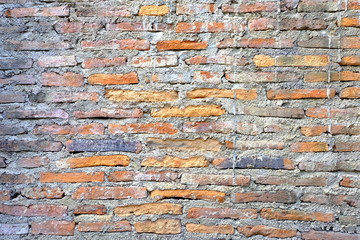 Old Brick Wall Texture Background.