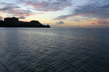 sunset of GUAM ISLAND