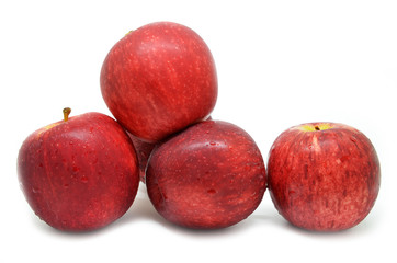 Fresh red apples