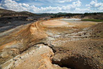 Karabash City-area environmental disaster in the Chelyabinsk region.