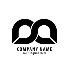 Initial Letter NA DA DN NN Rounded Lowercase Logo